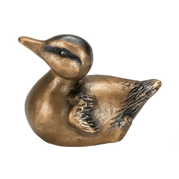 Entenküken aus Bronze - Tierfiguren für den Garten - Entenküken Set