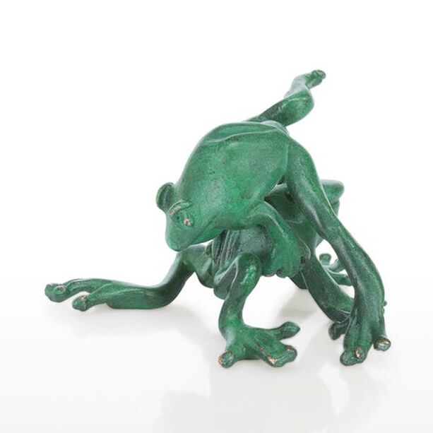 Tierfiguren Set - 3 Bronze Froschskulpturen - Laubfrösche Set