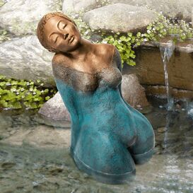 Limitierte Aphroditenfigur aus Bronze - blau - Groe...
