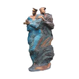 Abstrakte Paar Bronzefigur aus limiterter Knstleredition...