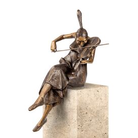 Violonistin aus Bronzeguss - limitierte Knstlerfigur -...