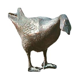 Neugierige Gans aus Bronze - limitierte Vogelskulpturen -...