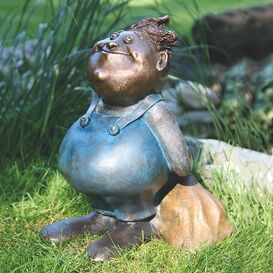 Gartengeist Bronzefigur in limitierter Edition - Anton,...