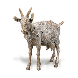 Lebensgroe Bronze Ziegenfigur - limitiertes Design - Ziege