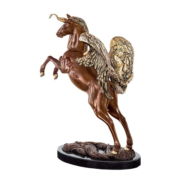 Pegasus-Pferdeskulptur - limitierte Bronzeedition - Mein Einhorn Pegasus