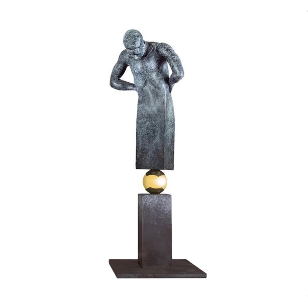 Bronzebüste Balance aus limitierter Künstleredition - That is the question