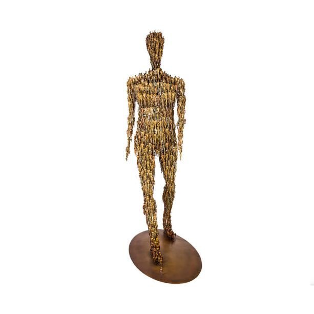 Limitierte Designerkollektion - Menschen Bronzeskulptur - Going