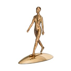 Goldene Frauen Bronzeskulptur - limitiertes Design -...