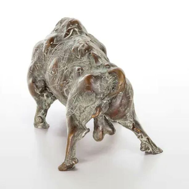 Limitierte Stierskulptur - patinierte Bronzefiguren - Stier