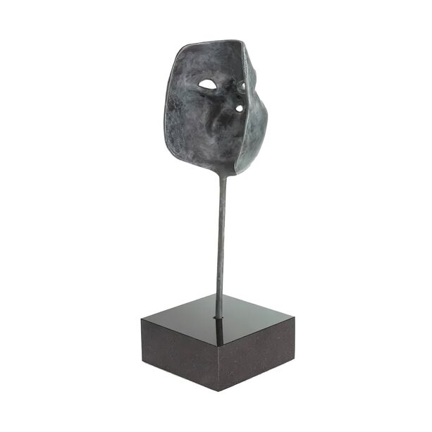 Limitierte Künstlerplastik Maske mit Sockel - Mask III