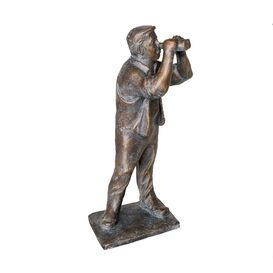 Bronzefigur Mann mit Fernglas - limitiertes Design -...