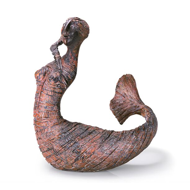 Bronzefigur - limitiert - Melusine aus Bronze - Melu-Tina primadonna