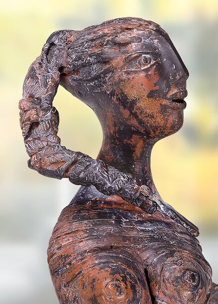 Bronzefigur - limitiert - Melusine aus Bronze - Melu-Tina primadonna