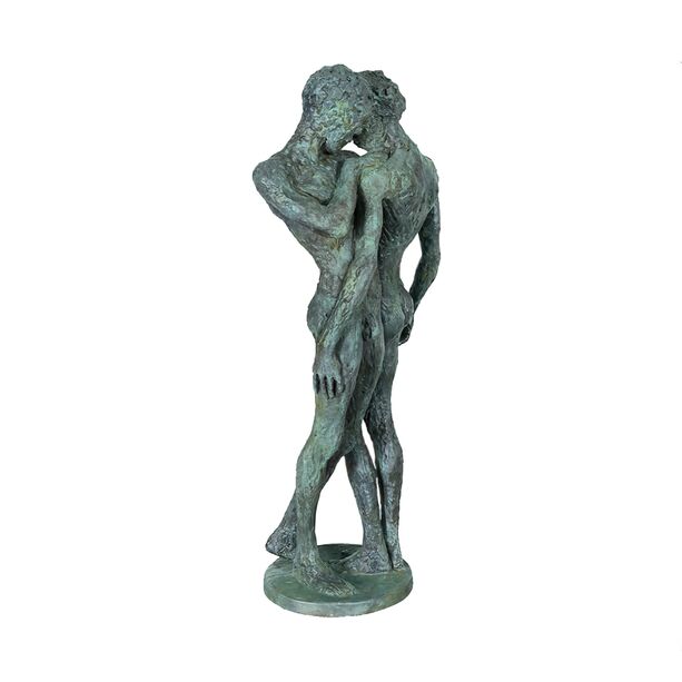 Grnes Bronze Prchen als Skulptur aus Knstlerhand - In the beginning
