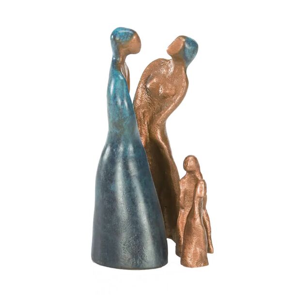 Abstrakte Bronzefiguren 4-teilig - limitiere Edition - Familie 4-teilig