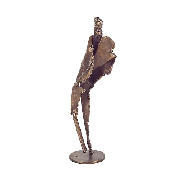 Abstrakte Menschenfigur aus Bronze vom Künstler - Apologet