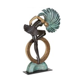 Elegante Tnzerin aus limitiertem Bronzehandwerk -...