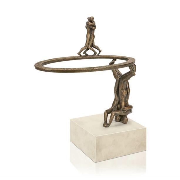 Limitierte Bronze Tnzerskulptur mit Granitsockel - If you cant be with the one you love