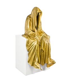 Vergoldete Bronzeskulptur des Zeitwchters fr Kanten -...