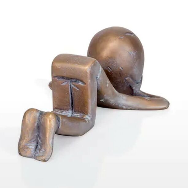 Kopflos - limitierte Menschenskulptur aus Bronze - Ho perso la testa