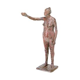 Den Weg zeigende Frauenfigur aus Bronze - limitiert - Anna
