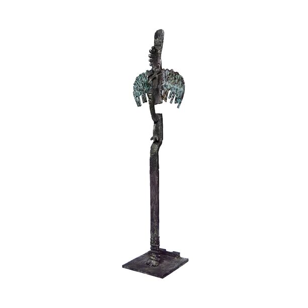 Limitierte Kunstfigur stehend als Bronzedekoration - Totem Anai, freistehend