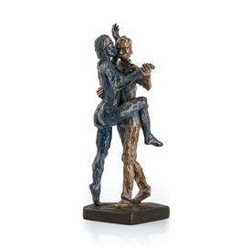 Mann und Frau tanzen - Designer Bronzeskulptur -...