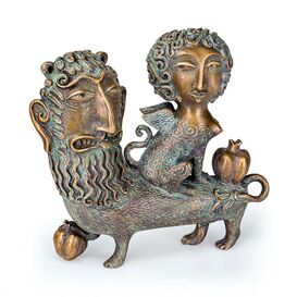 Mystische Knstlerfigur aus Bronze - limitiertes Design -...