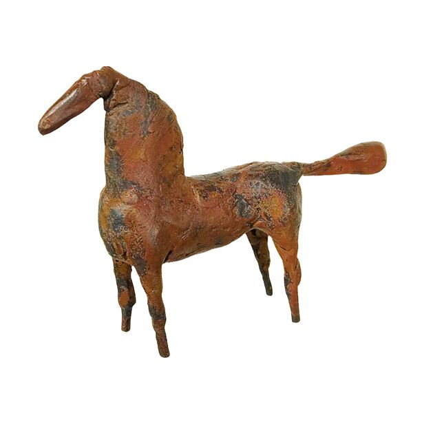 Stehendes Pferd als Bronzefigur - limitiertes Design - Pferd