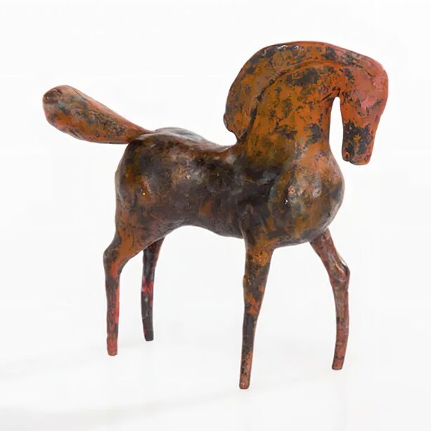 Bronzepferd in Rostoptik aus limitierter Edition - Pferd