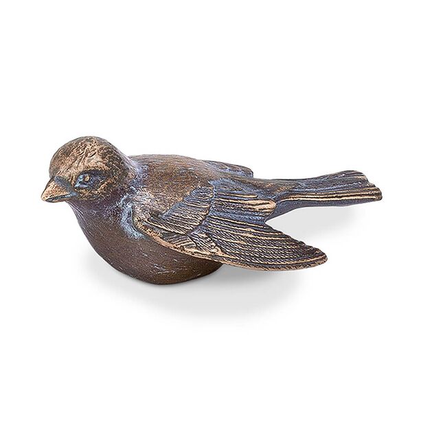 Bronze Gartendekoration - Vogelskulptur - Vogel Bano