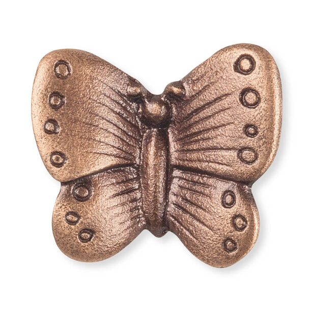 Kleine Wand Schmetterlingsfigur aus Metall - Schmetterling Tom