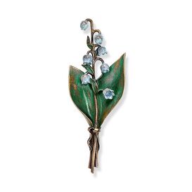 Blumenornament aus Metall als Wanddeko - Maiglckchen