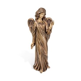 Stehende Bronze/Aluminium Engelmdchen Figur - Angelo...