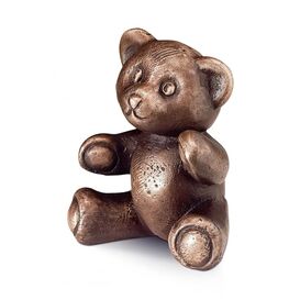 Sitzender Bronze Teddybr - variable Farbtne - Teddybr