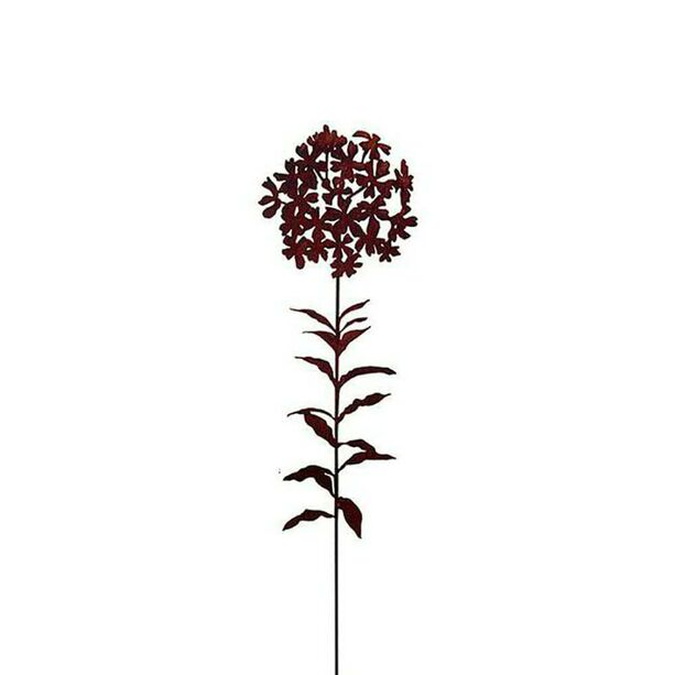 Gartendeko Blume aus Metall in Rost Optik - Phlox