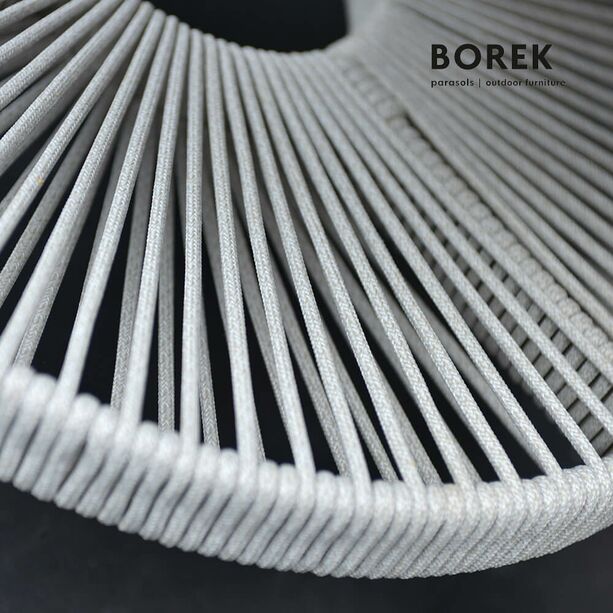 Loungeecke von Borek aus Teakholz und Rope - Gartengarnitur Chepri
