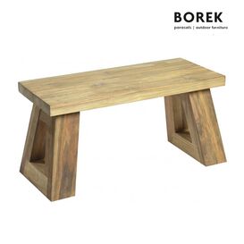 Kleine Borek Holzbank 90cm - recyceltes Teakholz - Bank...