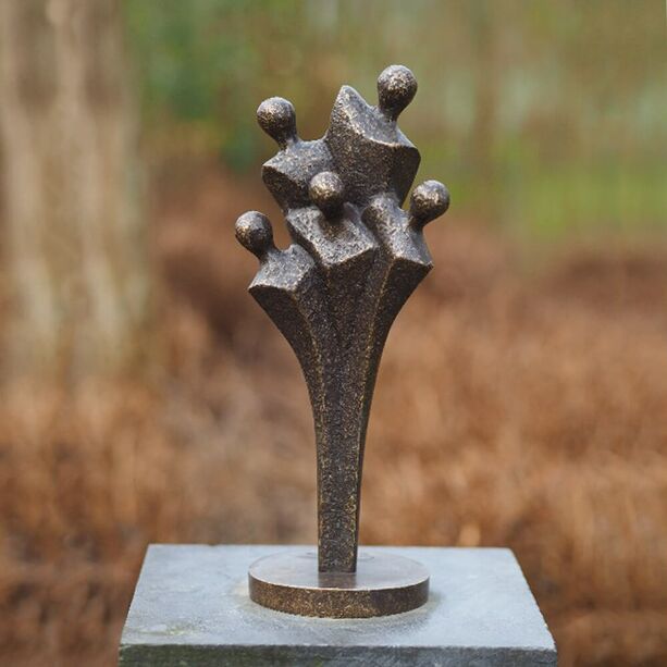 Abstrakte Gruppen Bronze Gartenfigur - Turanis