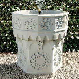 Stein Gartenbrunnen mit Pumpe - Andalucia