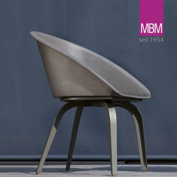 Garten-Sessel von MBM aus Resysta und Schmiedeeisen - Sessel Formula