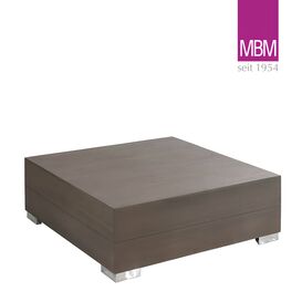 Quadratischer Loungetisch in Stone Grey von MBM -...