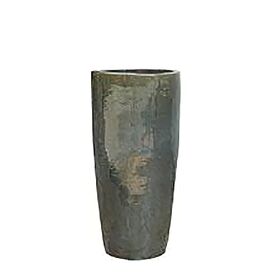 Gartenvase aus Keramik - modern - grau glasiert - Fetora