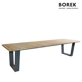 Langer Esstisch von Borek fr den Garten aus Aluminium...