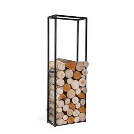 Stilvolles Holzregal im schlichten Design - fr Feuerholz...