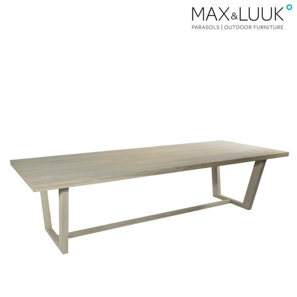 Langer Esstisch für den Garten aus Teakholz von Max & Luuk - Lauren Tisch
