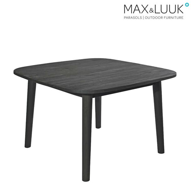 Quadratischer Esstisch für den Garten von Max & Luuk in dunkelgrau - Lennon Tisch