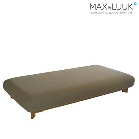 Max & Luuk 3-Sitzer Loungebank aus Teak fr die Sitzecke...