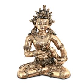 Buddhistische Gottheit als kunstvolle Bronze Skulptur  -...