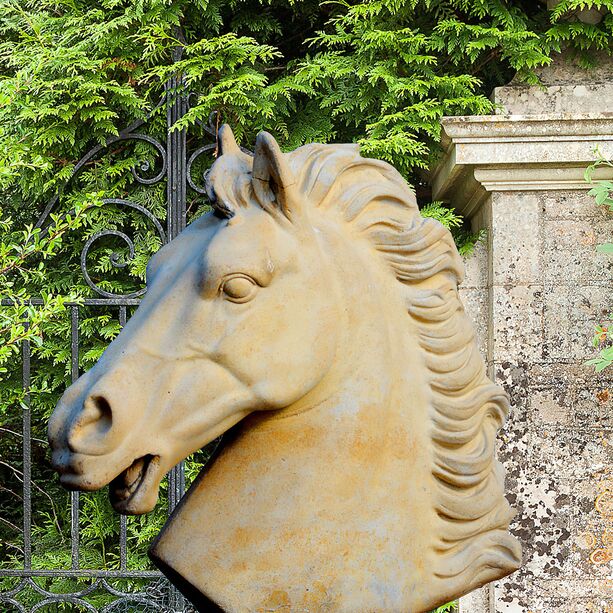 Pferde Büste Gartenfigur - Cavallo